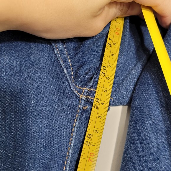 American Eagle Outfitters | Blue Mid Wash Jegging Jeans Stretch Whiskered 4 - Picture 8 of 11